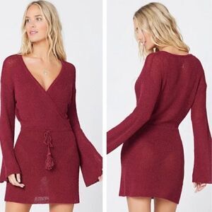 NWT L*Space Topanga Cover Up in Cabernet M
